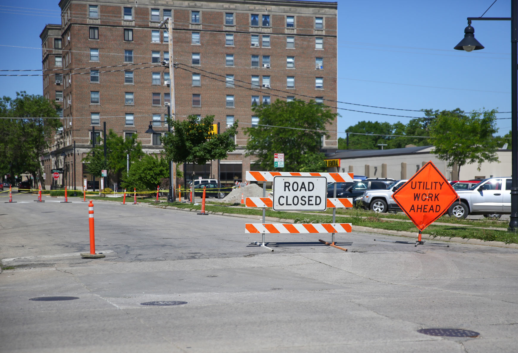 Road closure Third Street Northeast